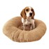 Cama Colchon Perro Gato Grande Redondo Puff Comodo 60 Cm Color Variante Beige