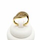 Anillo en oro con zirconias blancas Anillo en oro con zirconias blancas