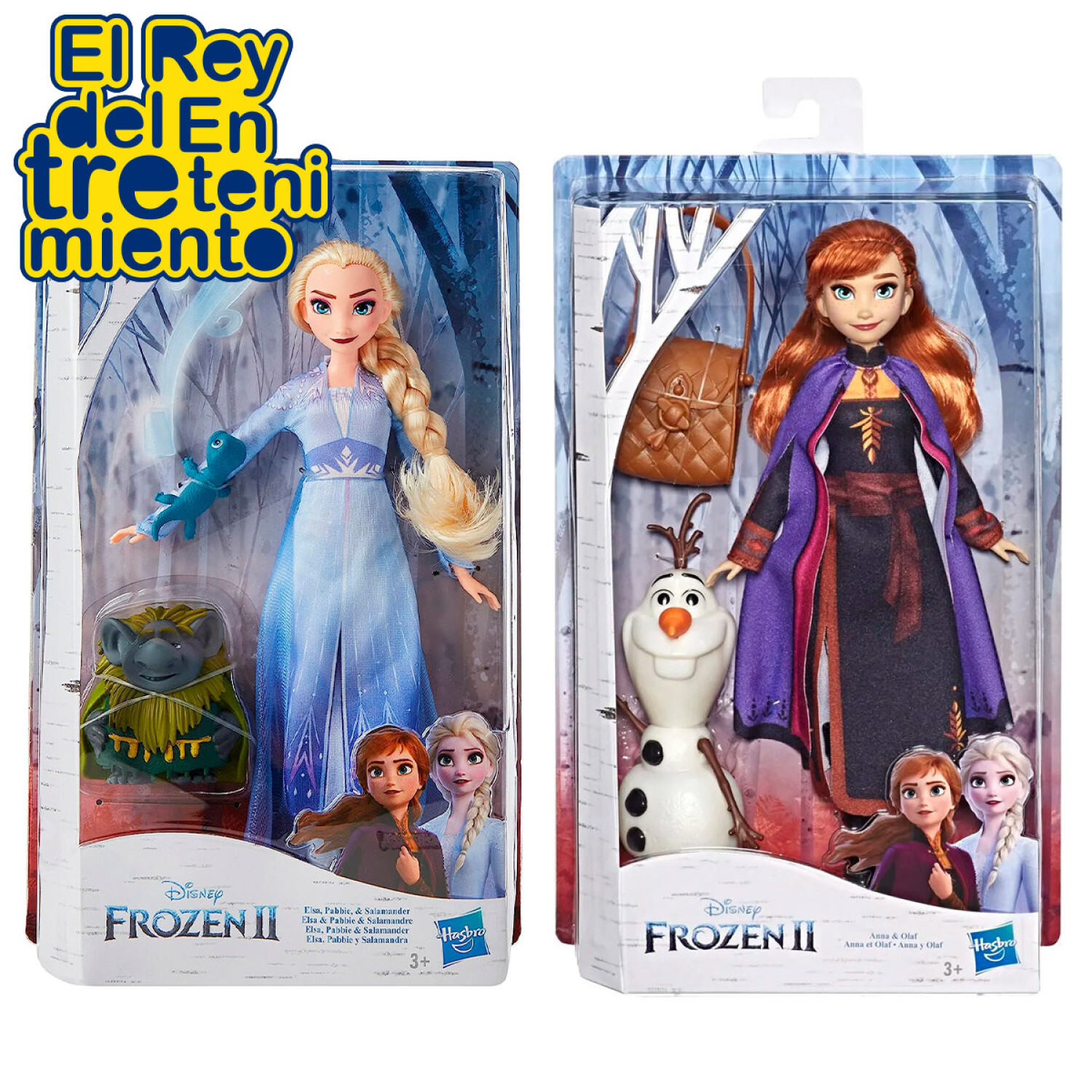 Disney Frozen Muneca Elsa O Anna Figura Olaf Pabbie Elsa El Rey del entretenimiento
