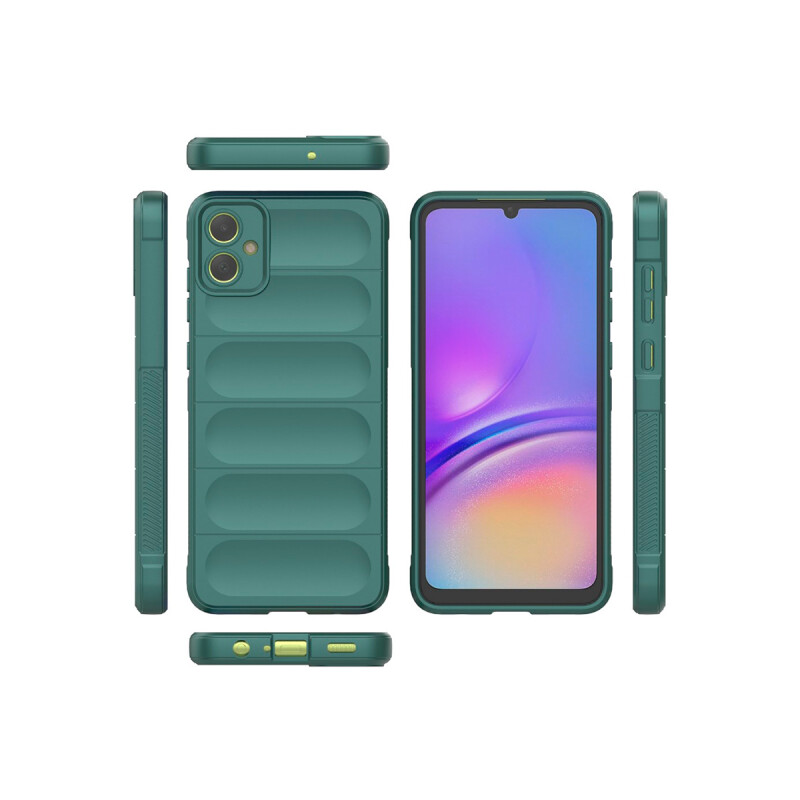Protector Samsung Galaxy A05 engomado con textura color verde Protector Samsung Galaxy A05 Engomado Con Textura Color Verde