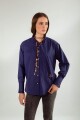 CAMISA ONDA INSECT Azul