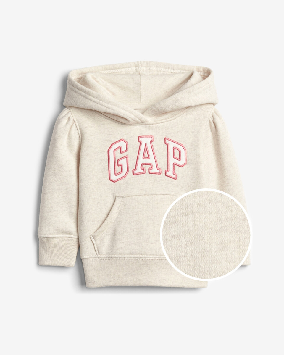 Canguro Logo Gap Con Felpa Toddler Niña - Heather Grey 