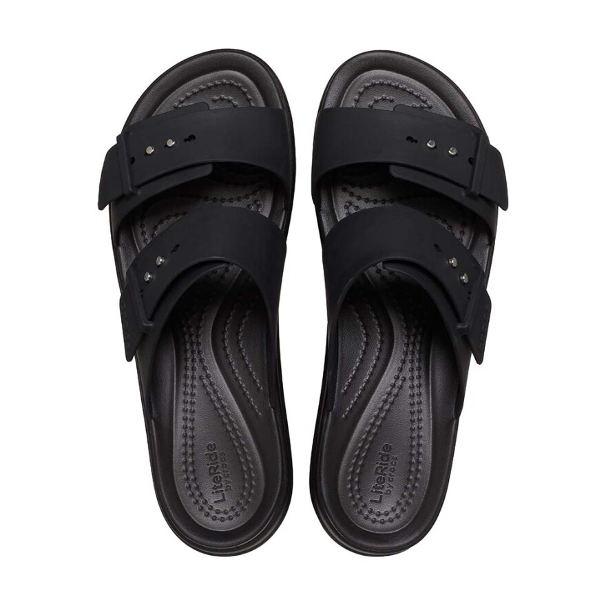 Brooklyn Buckle Low Wedge W - Mujer Black