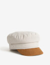 Boinas Baker Cruda Con Visera A Contratono - Combinacion Bicolor