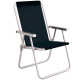 Silla Alta Conforto Sannet Aluminio NEGRO