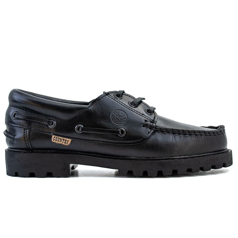 Calzado de Hombre Country Leñador Lumberjack Negro