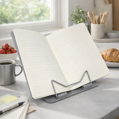 Soporte para libros o tablet 24x16cm Gris