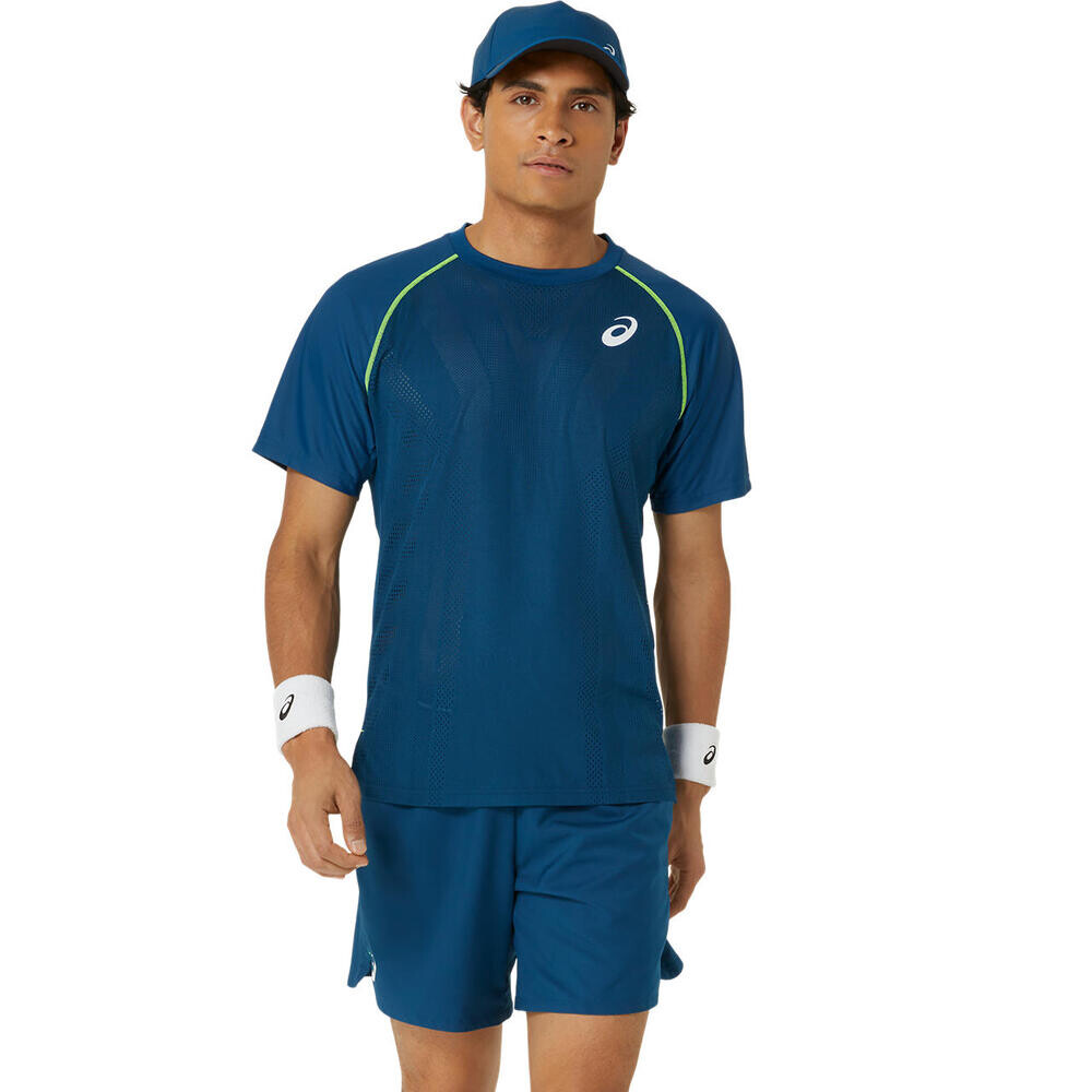Men Match Actibreeze Ss Top - Hombre Mako Blue