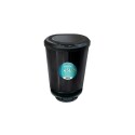 PAPELERA TACHO BASURA CON PEDAL ARQPLAST 45LTS NEGRO NEGRO