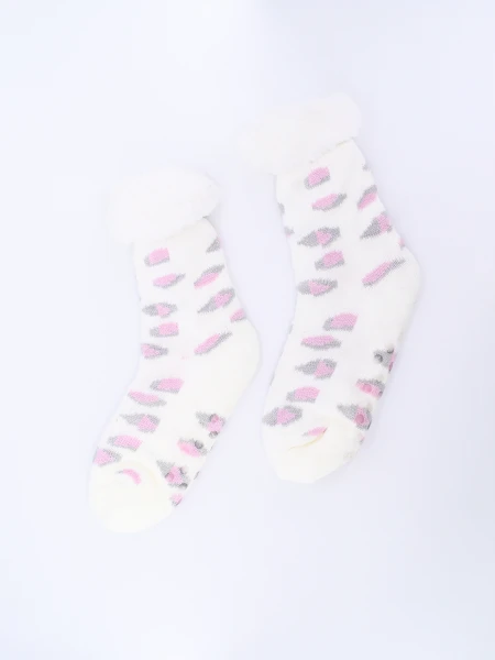 MEDIA SHERPA ANIMAL PRINT BLANCO