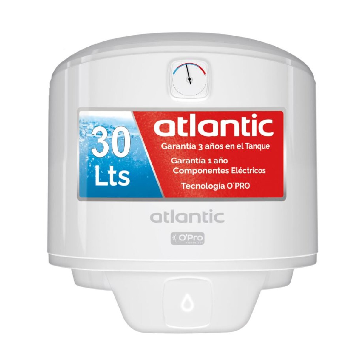 Termotanque Atlantic Acero 30Lts 