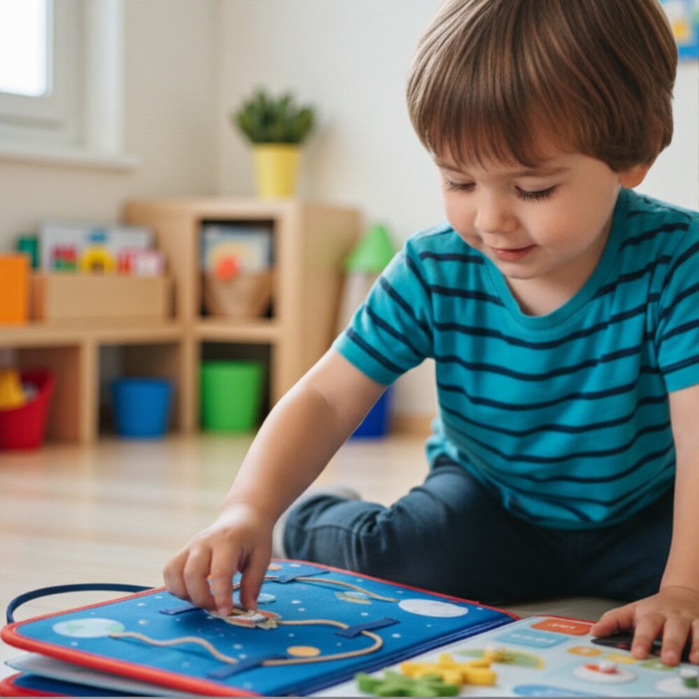 Libro actividades montessori BUBA astronauta