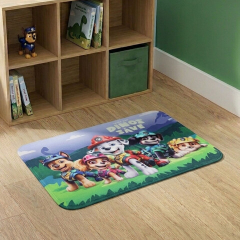 Alfombra con Memoria Paw Patrol 40 x 60 cm VERDE