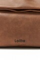 Bolso bandolera con solapa tostado