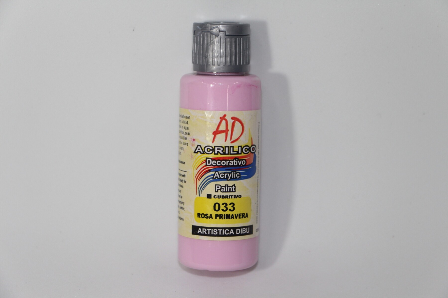 PINTURA ACRILICA ARTISTICA DIBU 60 ML. DIFERENTES COLORES - COLOR ROSA PRIMAVERA 033 