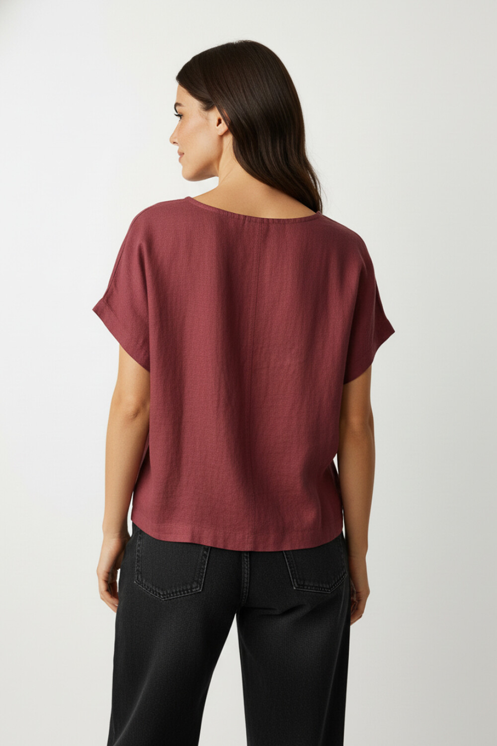 Blusa Marixa Bordeaux Claro