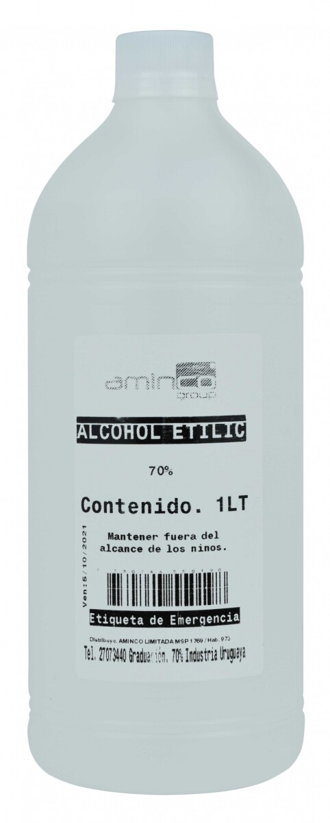 ALCOHOL ETILICO AMINCO 70º 1 LT 