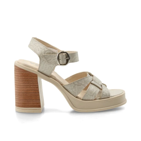 SANDALIAS VENET - CUERO BENT BEIGE