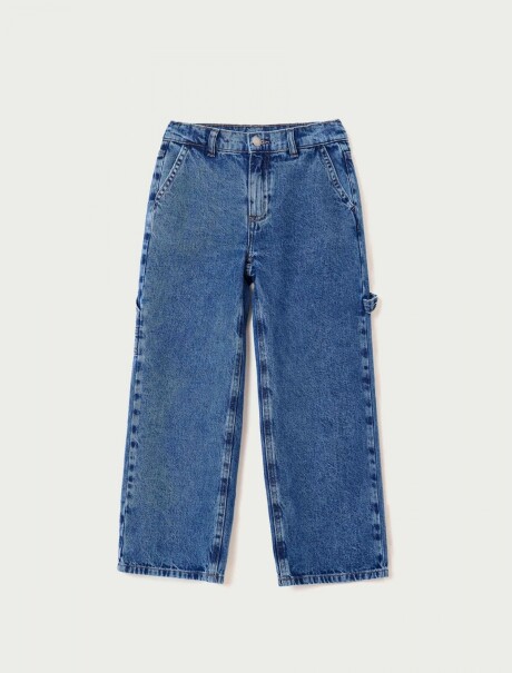 PANTALONES VAQUEROS DESGASTADOS AZUL