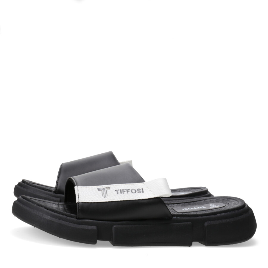 Chanclas de Hombre Tiffosi V2 Negro - Blanco