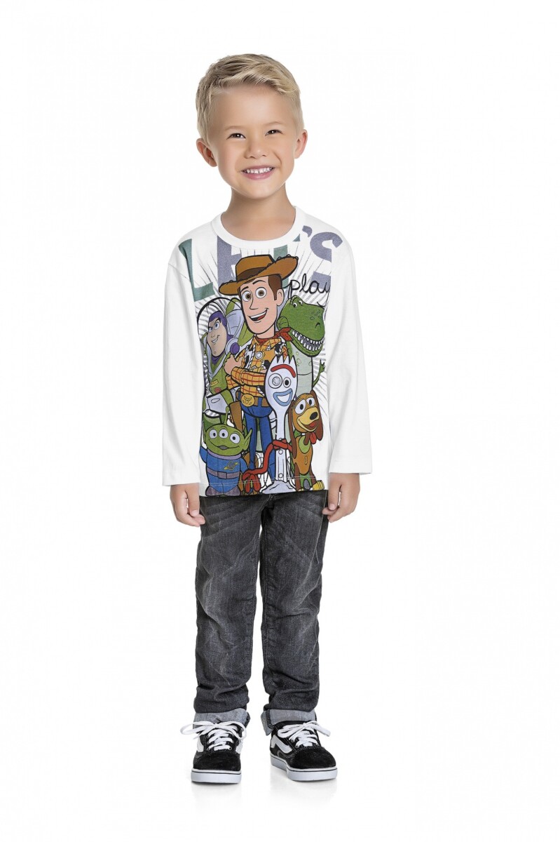 Camiseta para niños Toy Story - BLANCO 