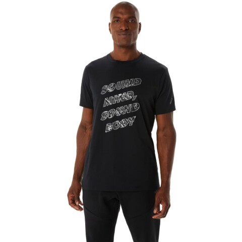 Graphic Tee - Hombre Performance Black