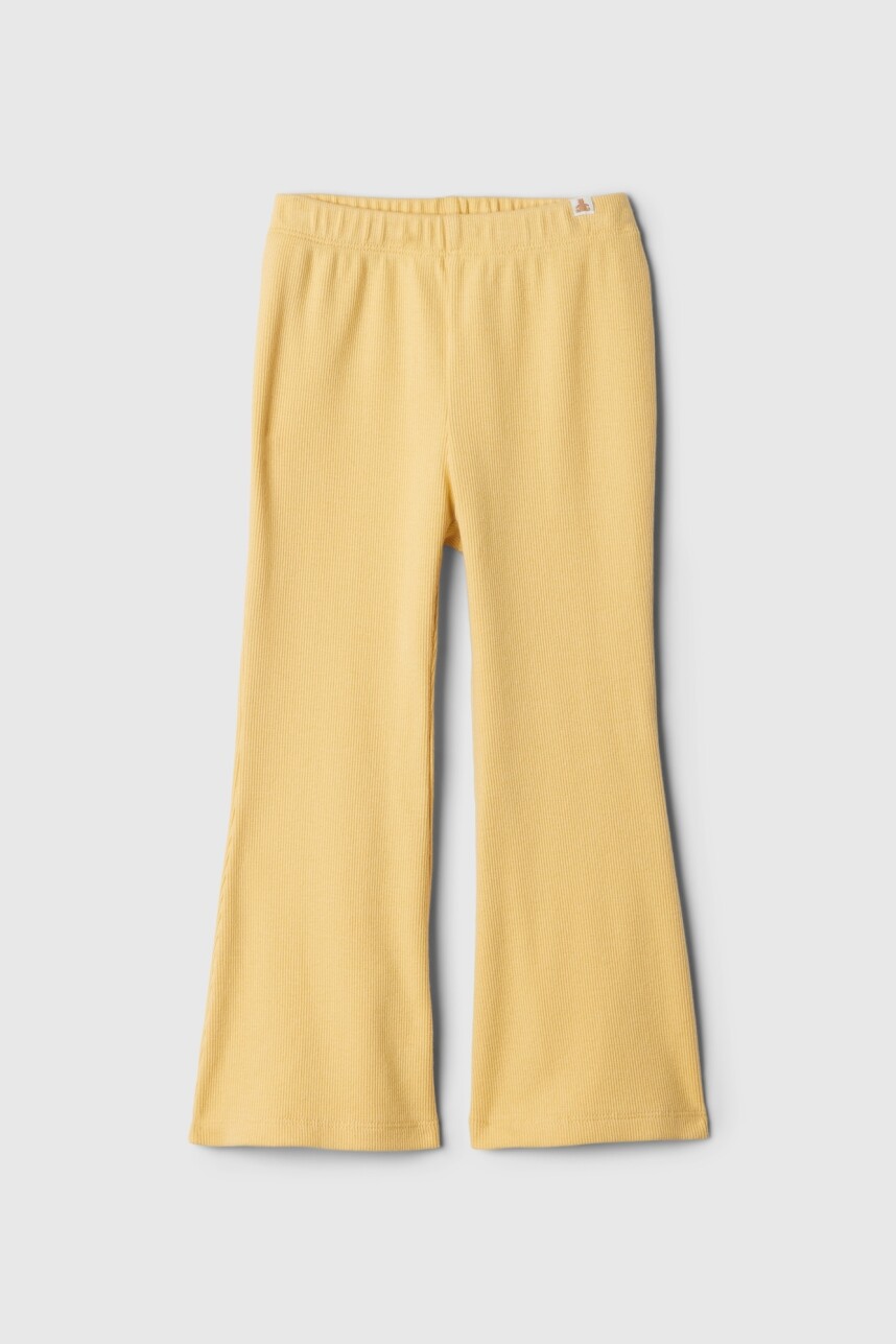 Calza Rib Flare Toddler Niña French Almond