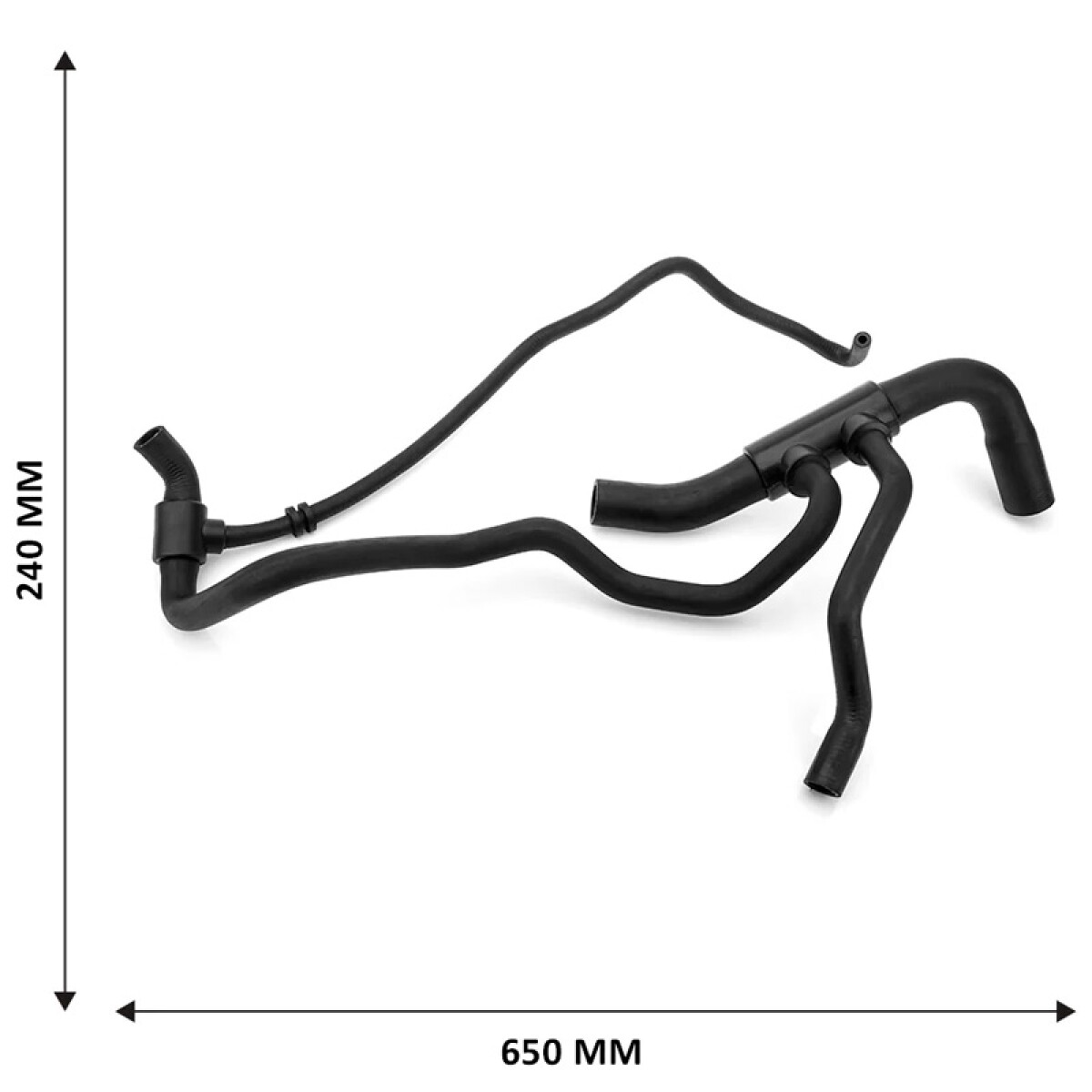 CAÑO FIAT INF. RADIADOR PALIO SIENA FIRE C/AA 10. 1.3 16V - 