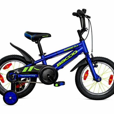 Bicicleta Baccio Bambino DLX rodado 16 con rueditas Azul