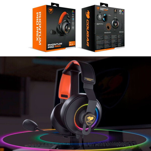 Vincha Gamer Phontum Pro Prix Cougar Rgb VINCHA COUGAR PHONTUM PRO PRIX RGB
