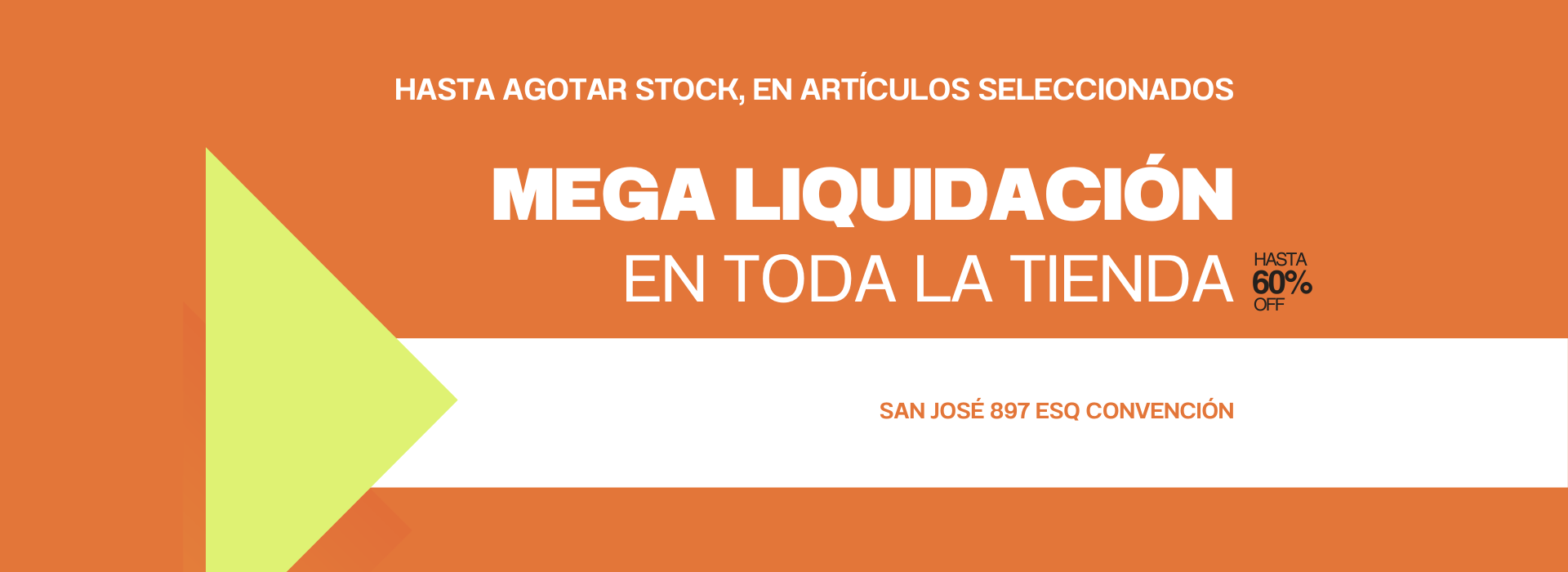 Liquidación de Stock