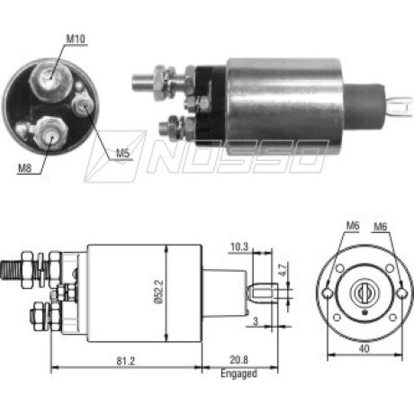 AUTOMATICO DE ARRANQUE - VW TRUCK BUS 17210-26260 PRESTOLITE 12V ZM AUTOMATICO DE ARRANQUE - VW TRUCK BUS 17210-26260 PRESTOLITE 12V ZM