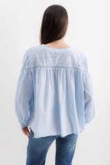 Camisa Albena Celeste