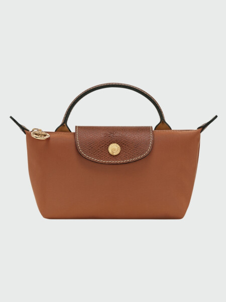 LONGCHAMP - Le Pliage Original Pouch Marrón
