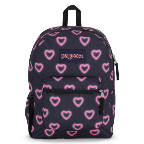 Cross Town Happy Hearts Black
