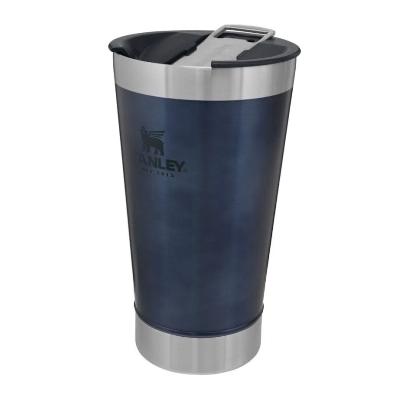 Vaso Stanley Con Destapador 470ml Verano Color Night Fall/Azul Beer Pint Con Tapa Vaso Stanley Con Destapador 470ml Verano Color Night Fall/azul Beer Pint Con Tapa