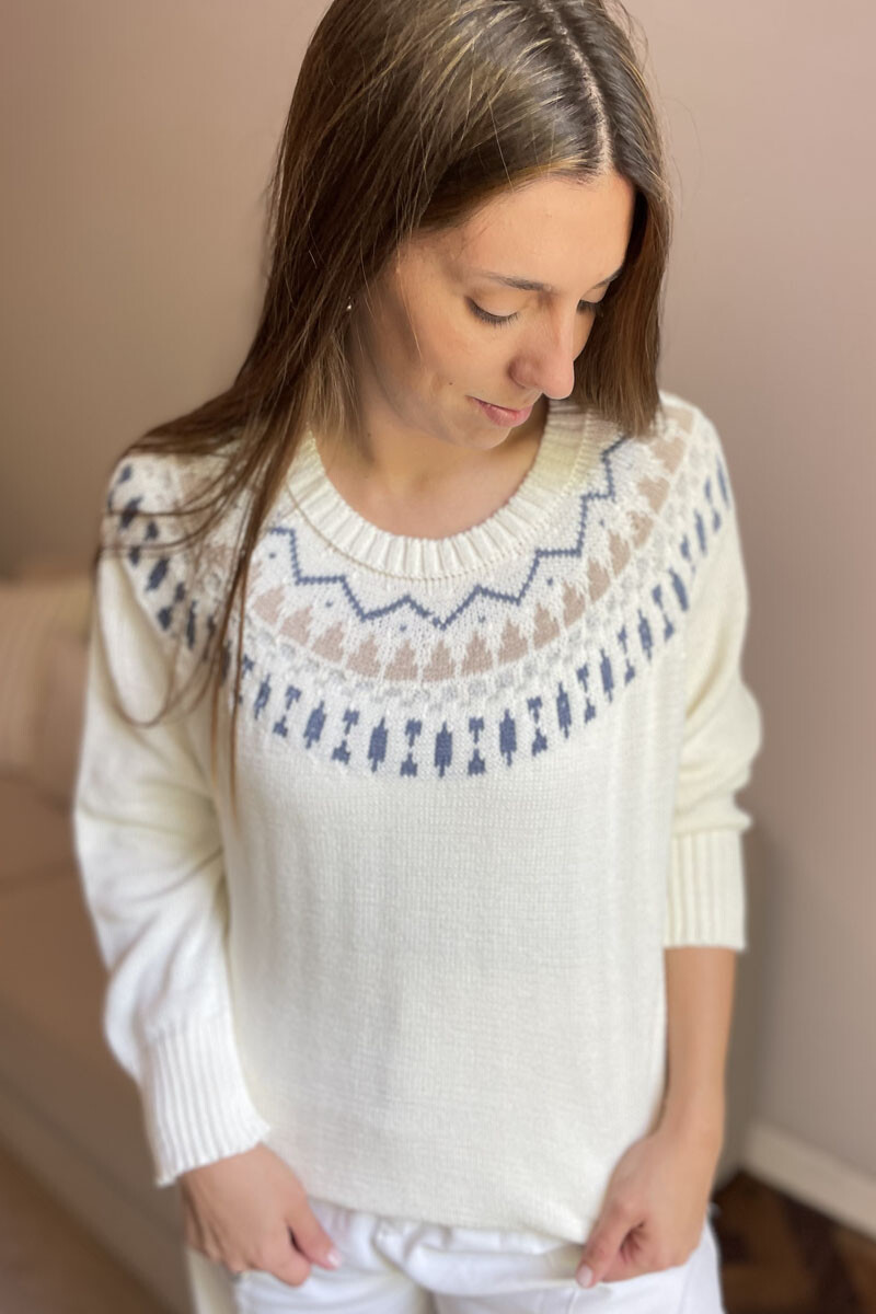 Buzo Andino - Blanco 