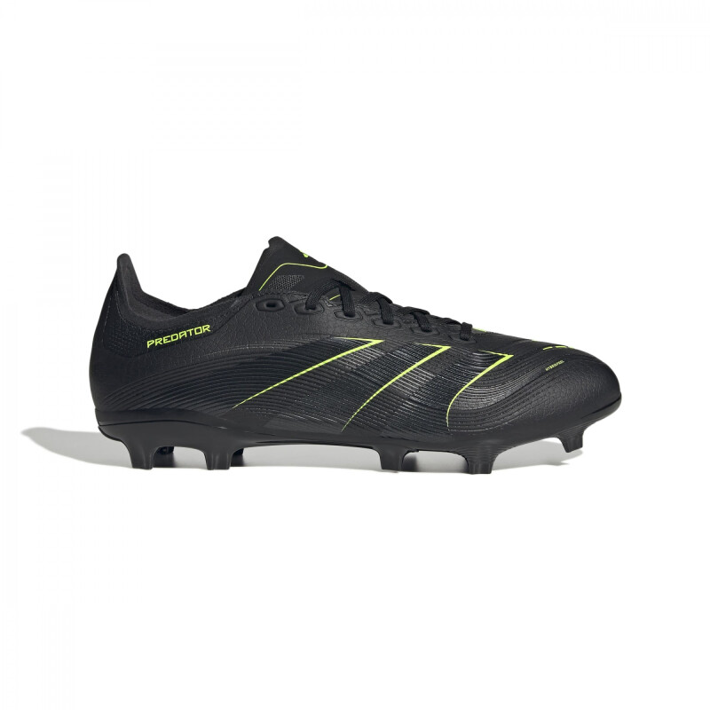 Championes Futbol Cancha Adidas PREDATOR de Hombre - JI1118 Negro-verde Limon