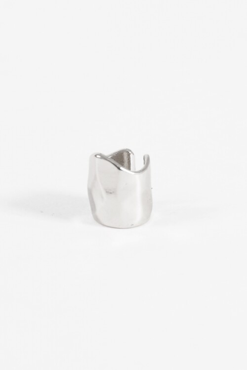 Earcuff caravana bold plateado