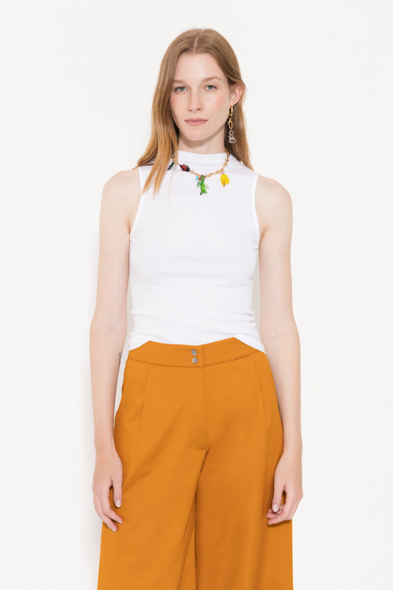 TOP PEGGY Blanco