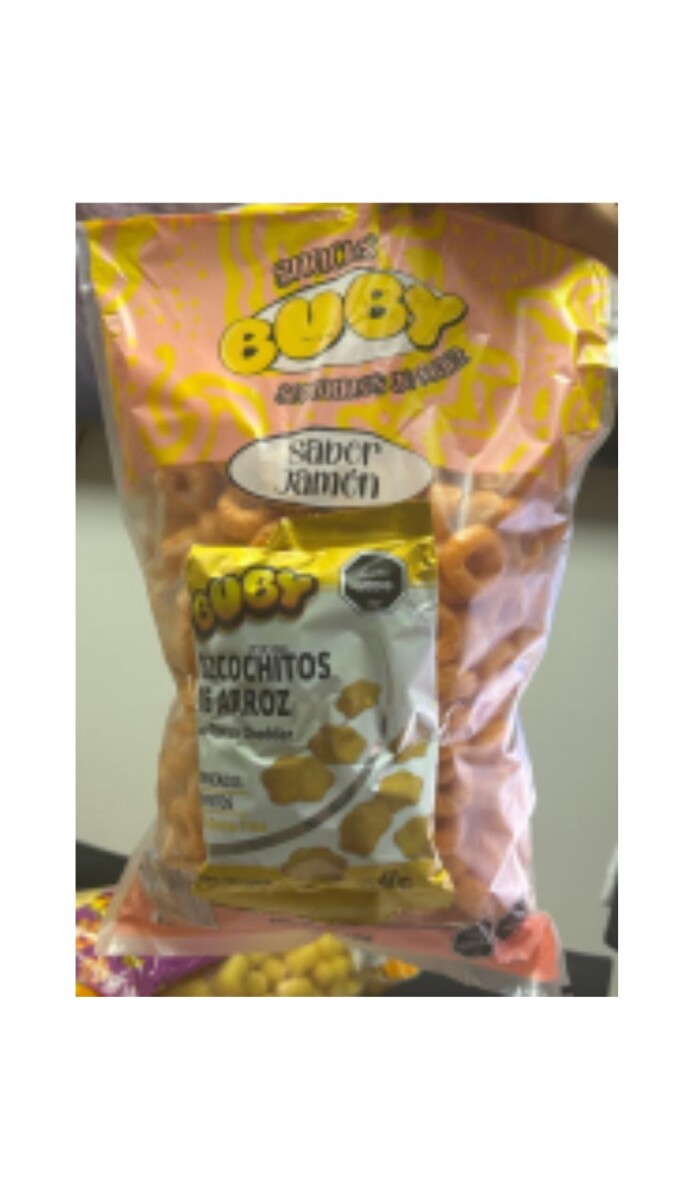 BUBY JAMON 400GRS + BIZCOCHOS ARROZ 40GRS 
