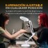 Lampara Aro Luz Led Lupa Aumento 2 En 1 Escritorio Y Morsa Color Variante Blanco