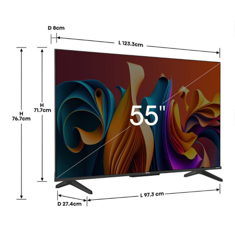 Smart TV Hisense 55 QLED Serie Q6N 55Q6N
