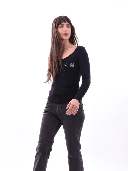 REMERA PAISAJE NEGRO