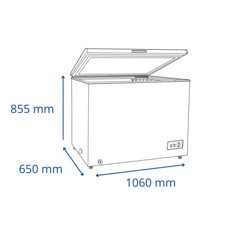 FREEZER JAMES FHJ-310 M INVERTER 293-LITROS BLANCO FRIO HUMEDO