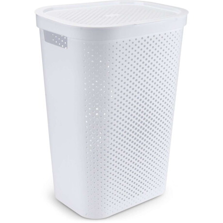 Cesta Para Ropa Infinity Plastico Blanco