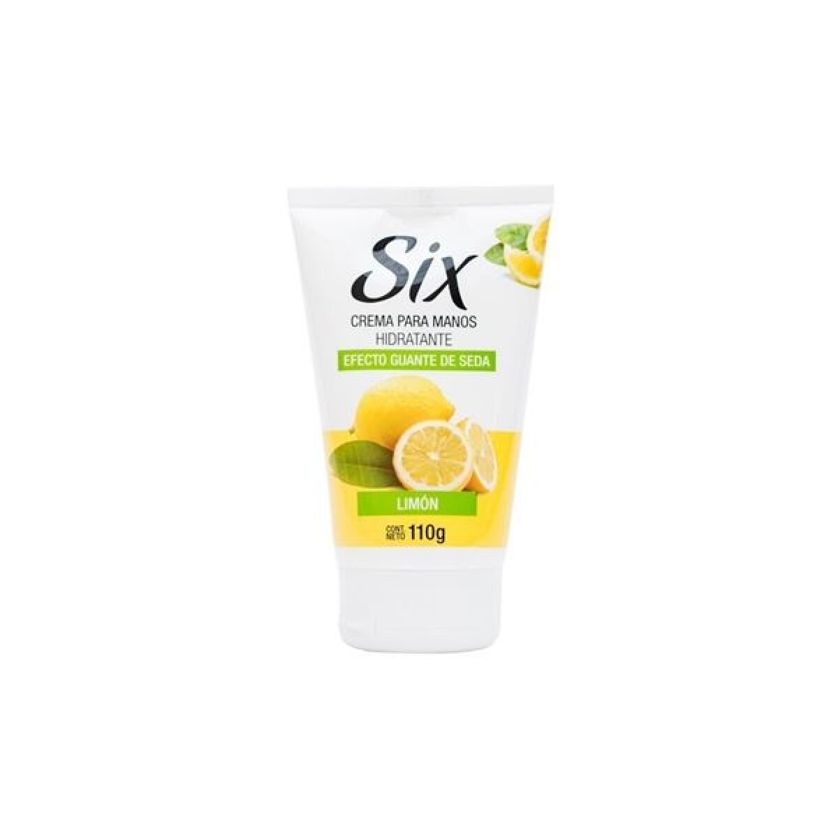 Six Crema Manos Guantes Seda Limon M 