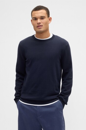 Buzo Algodón Cuello Redondo Hombre New Classic Navy 2