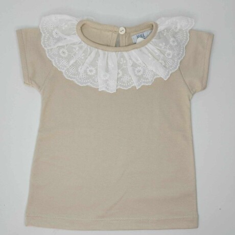 Remera Algodón beige Remera Algodón beige