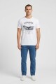 Camiseta estampada Ballena BLANCO
